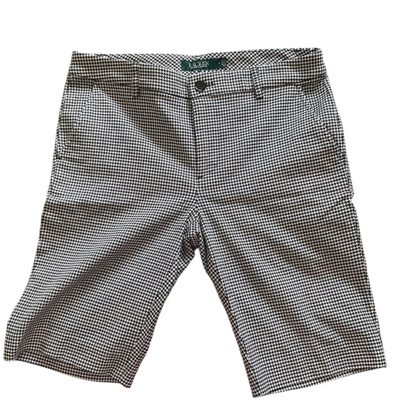 LAUREN Ralph Lauren Women’s Houndstooth Bermuda Shorts Size 4 - Picture 12 of 12